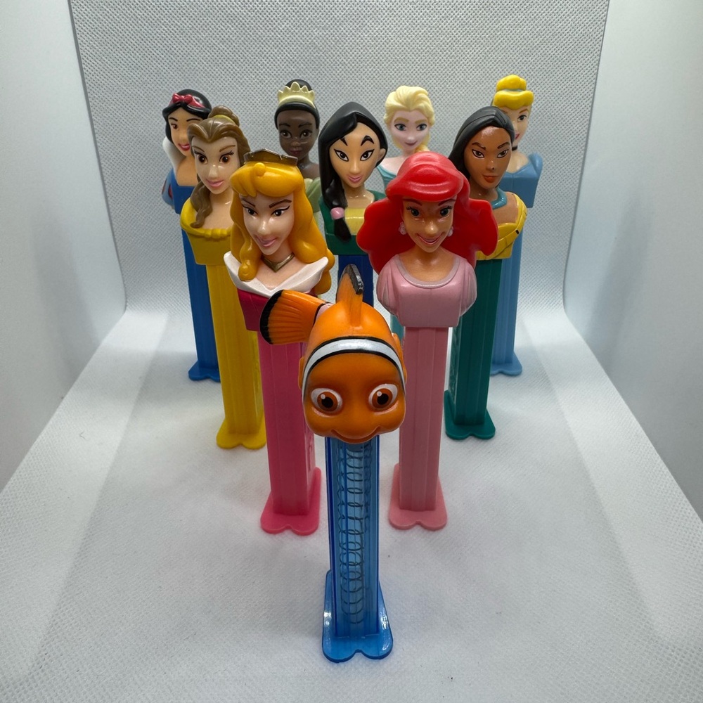 Disney Princess and Nemo Pez Dispenser Collection
